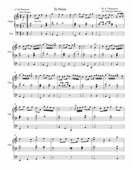 Te Deum Charpentier Organ Page 2