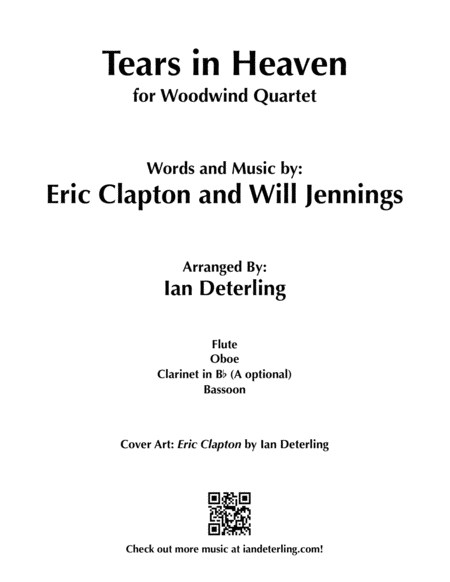 Tears In Heaven For Woodwind Quartet Page 2
