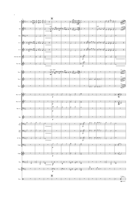 Tears Of Hercules From Celtic Thunder Arranged For Wind Band By Derick Kane Page 2