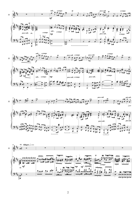 Telemann Suite In D Major Flute And Piano Twv 55 D6 Page 2