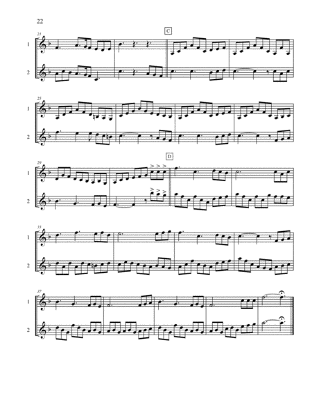 Ten Selected Hymns For The Performing Duet Vol 2 Clarinet And Bass Clarinet Page 2