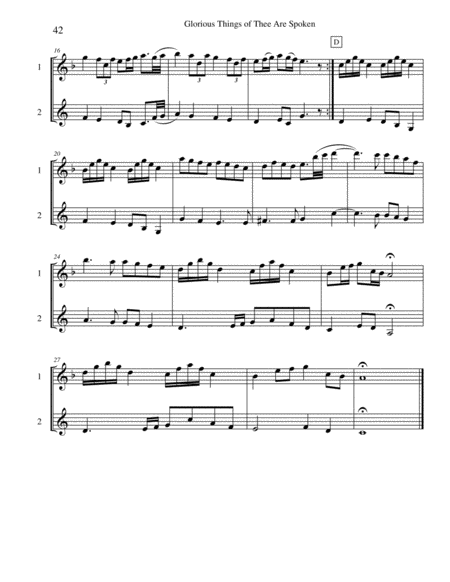 Ten Selected Hymns For The Performing Duet Vol 3 Flute And Horn Page 2