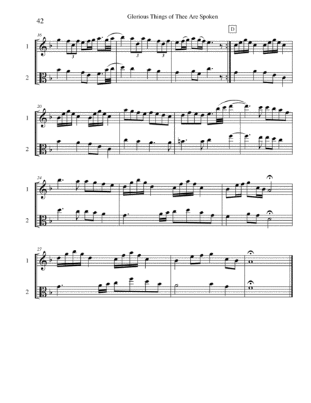 Ten Selected Hymns For The Performing Duet Vol 3 Violin And Viola Page 2