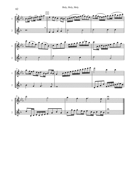 Ten Selected Hymns For The Performing Duet Vol 4 Flute And Clarinet Bass Clarinet Page 2