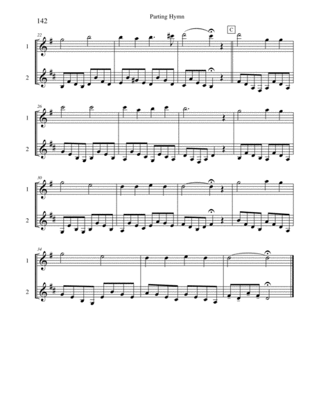 Ten Selected Hymns For The Performing Duet Vol 8 Flute And Horn Page 2