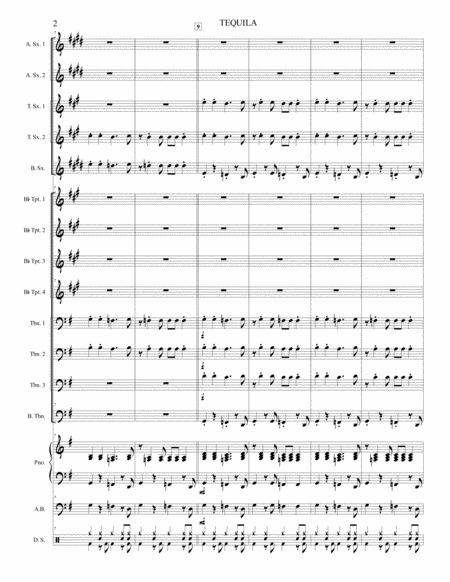 Tequila Big Band In The Style Of Lee Castles Jimmy Dorsey Orchestra Page 2