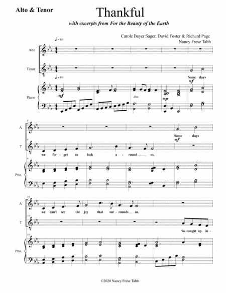 Thankful Alto Tenor Duet Page 2