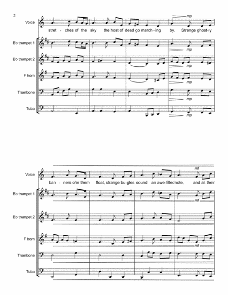 That They May Rest In Peace Brass Quintet Page 2