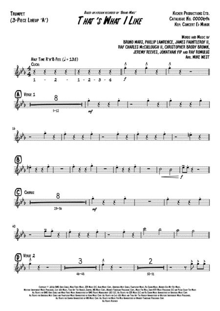 That What I Like 3 Piece Brass Section A Page 2