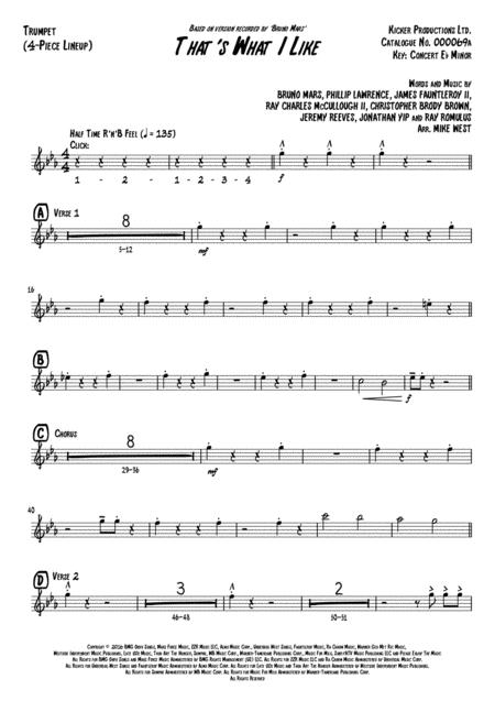 That What I Like 4 Piece Brass Section Page 2