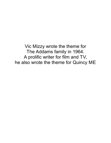 The Addams Family Theme Arranged For Piano Page 2