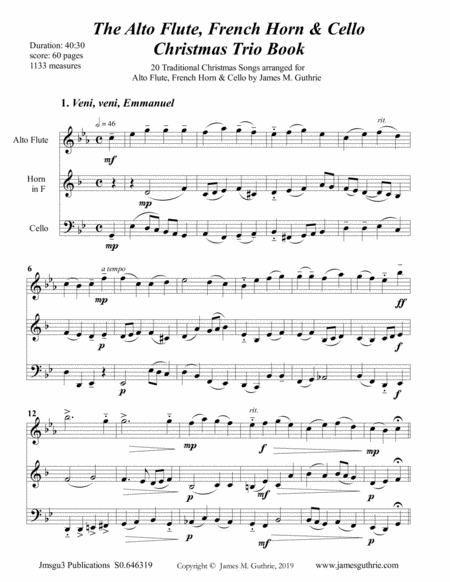 The Alto Flute French Horn Cello Christmas Book Page 2