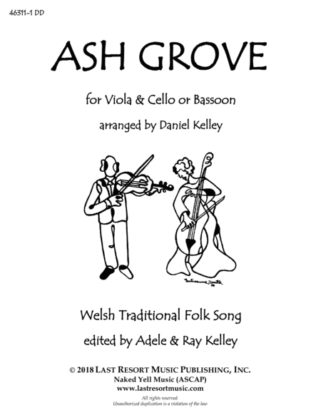 The Ash Grove Duet For Viola Cello Or Bassoon Page 2