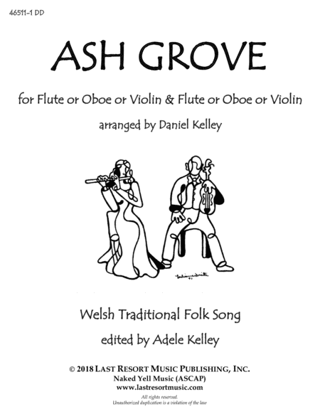 The Ash Grove For Flute Duet Two Flutes Page 2