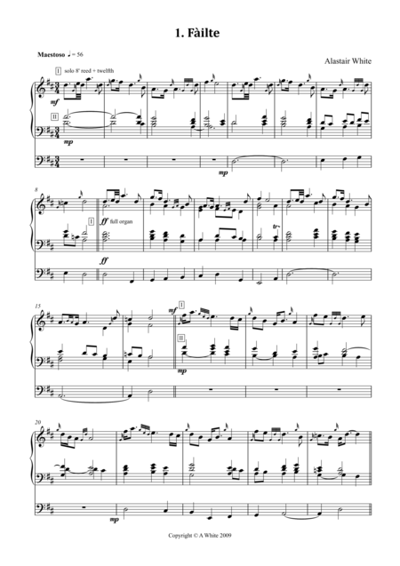 The Bayble Suite Three Pieces For Organ Page 2