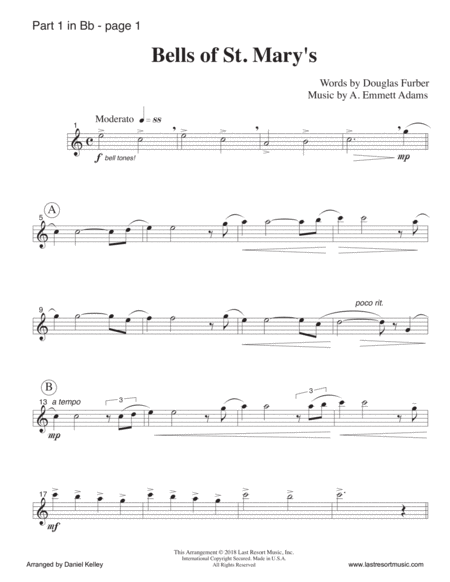 The Bells Of St Marys For Piano Trio Violin Cello Piano Or Piano Quartet Page 2