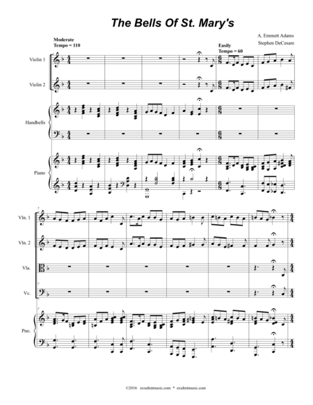 The Bells Of St Marys For String Quartet Page 2