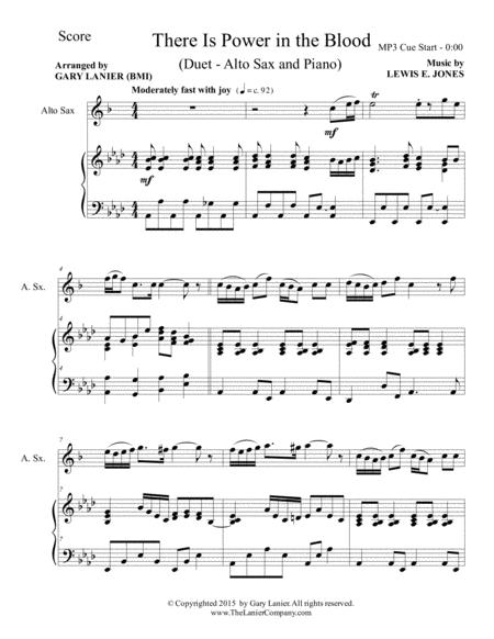 The Blood Of Jesus 3 Arrangements For Alto Sax And Piano With Score Parts Page 2