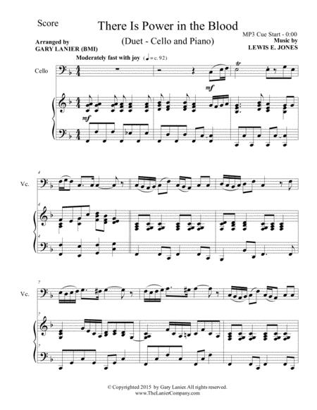 The Blood Of Jesus 3 Arrangements For Cello And Piano With Score Parts Page 2