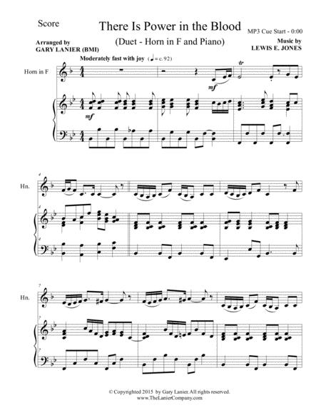 The Blood Of Jesus 3 Arrangements For Horn In F And Piano With Score Parts Page 2