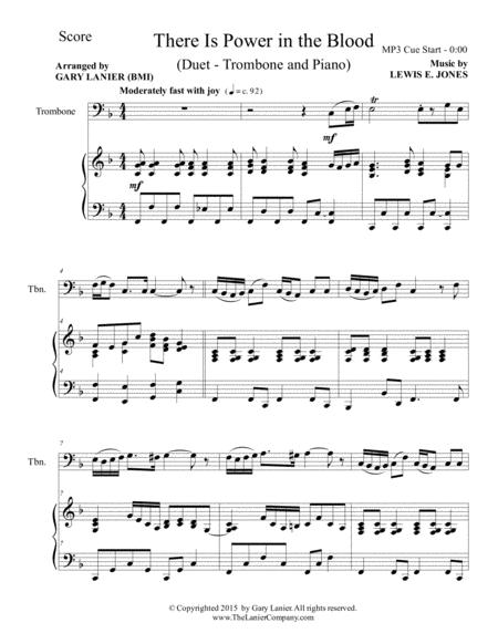 The Blood Of Jesus 3 Arrangements For Trombone And Piano With Score Parts Page 2