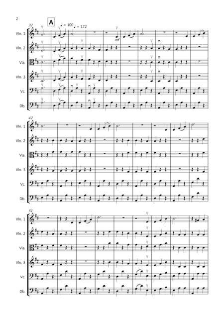 The Blue Danube For String Orchestra Page 2