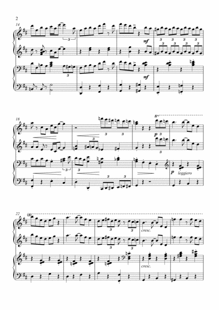 The Bourne Rag Piano Duet Page 2