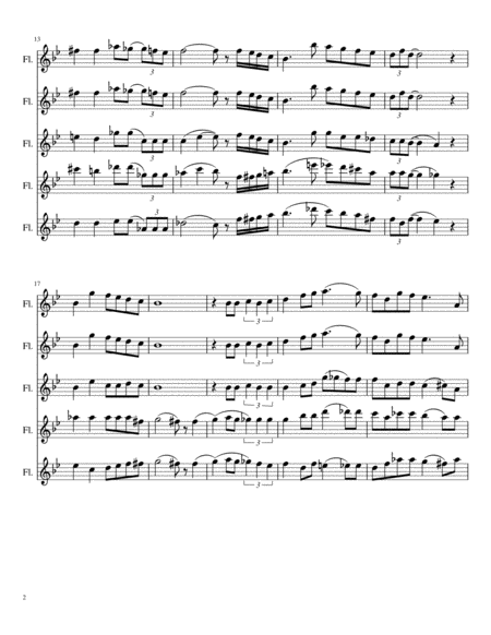 The Christmas Song For Flute Quintet Page 2