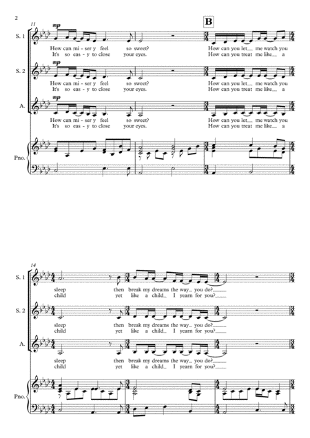 The Closest Thing To Crazy Mike Batt For Ssa Piano Page 2