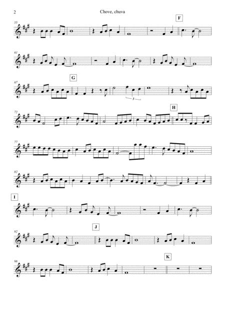 The Constant Rain Chove Chuva Alto Sax Page 2