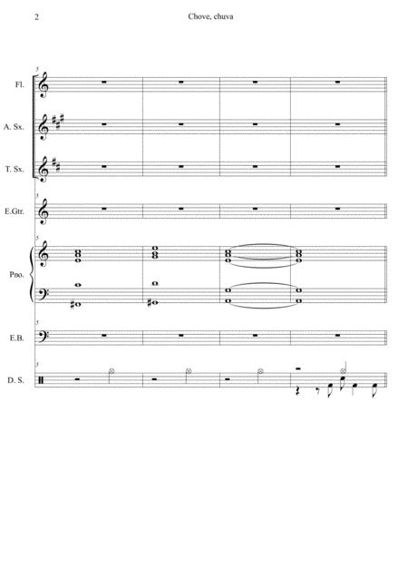 The Constant Rain Chove Chuva Score Page 2