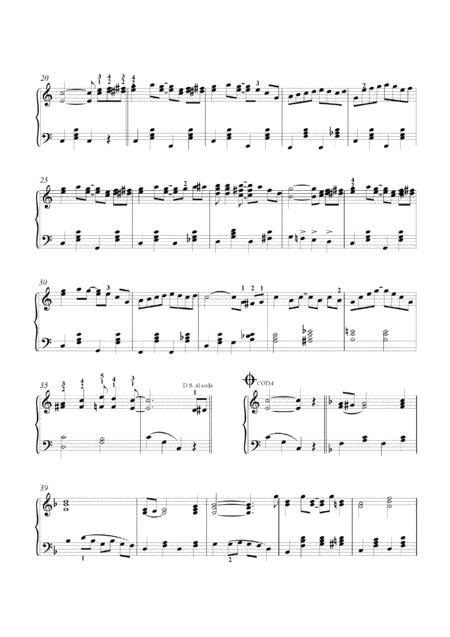 The Entertainer Easy Piano Arrangement Page 2