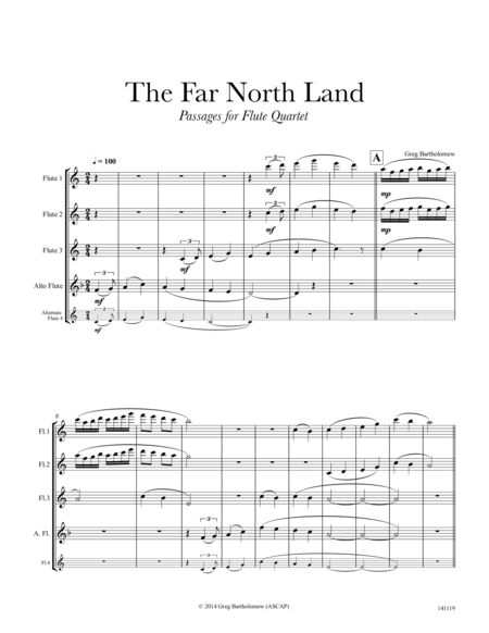 The Far North Land Passages For Flute Quartet Page 2