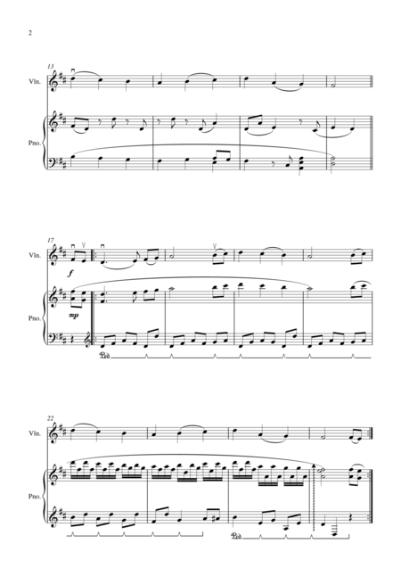 The First Noel For Violin And Piano Suitable For Grades 1 5 Page 2