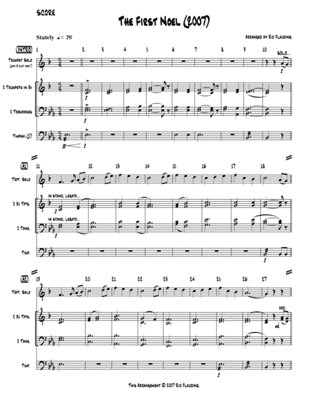 The First Noel Soloist Brass Timp Page 2