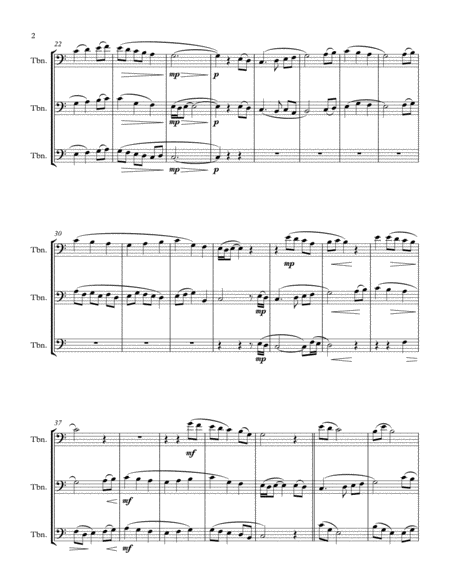 The First Nowell Trombone Trio Page 2