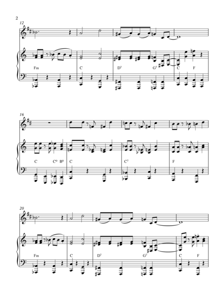 The Flappers Ball 1920s Style Bass Clarinet Piano Page 2