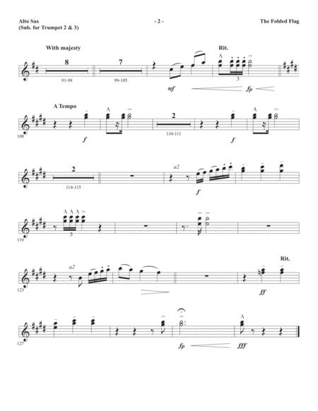 The Folded Flag Alto Sax Sub Trumpet 2 3 Page 2