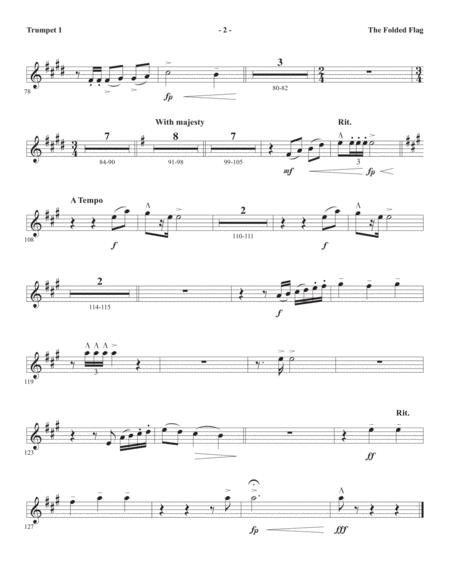 The Folded Flag Bb Trumpet 1 Page 2