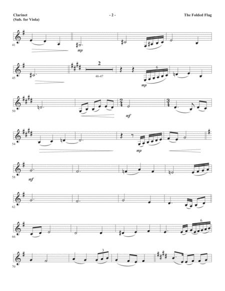 The Folded Flag Clarinet Sub Viola Page 2