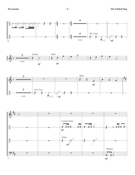 The Folded Flag Percussion Page 2