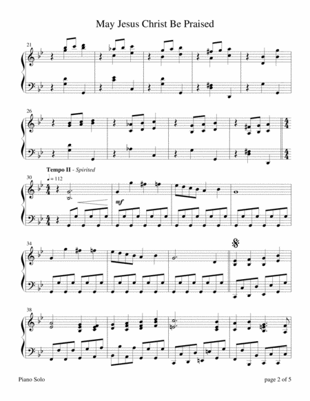 The Four Seasons Hymn Medleys May Jesus Christ Be Praised Page 2