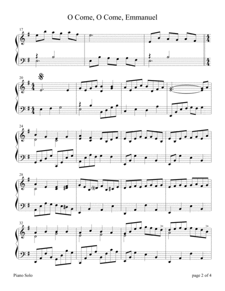 The Four Seasons Hymn Medleys O Come O Come Emmanuel Page 2
