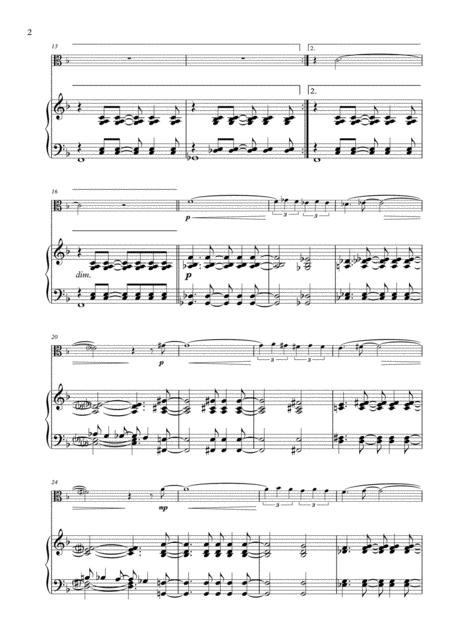 The Girl From Ipanema Arranged For Viola And Piano Page 2