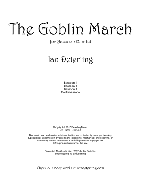 The Goblin March For Bassoon Quartet Page 2