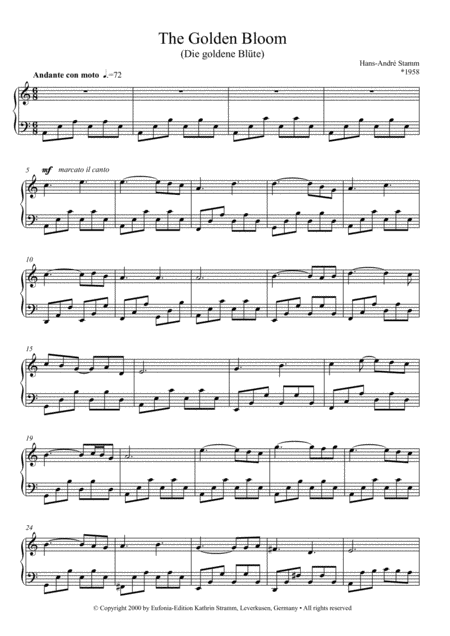 The Golden Bloom For Piano Page 2
