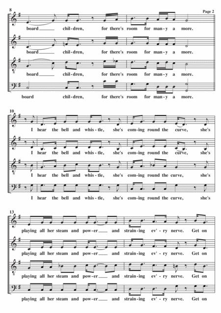 The Gospel Train A Cappella Satb Page 2