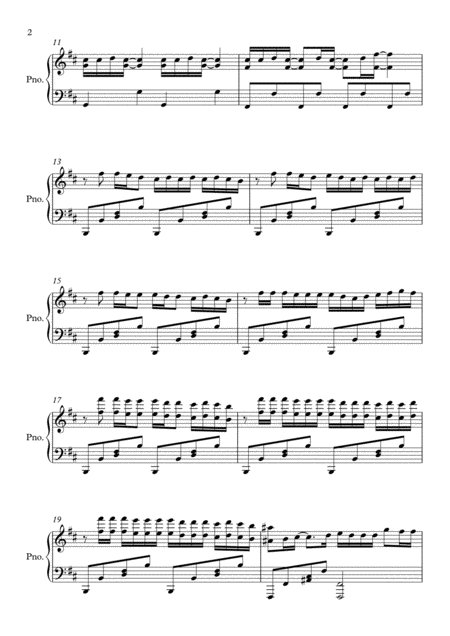 The Greatest Show From The Greatest Showman Piano Page 2