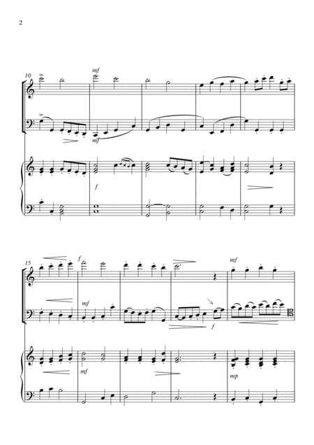 The Heavens Are Telling Advance Piano Trio For Piano Violin Cello Page 2