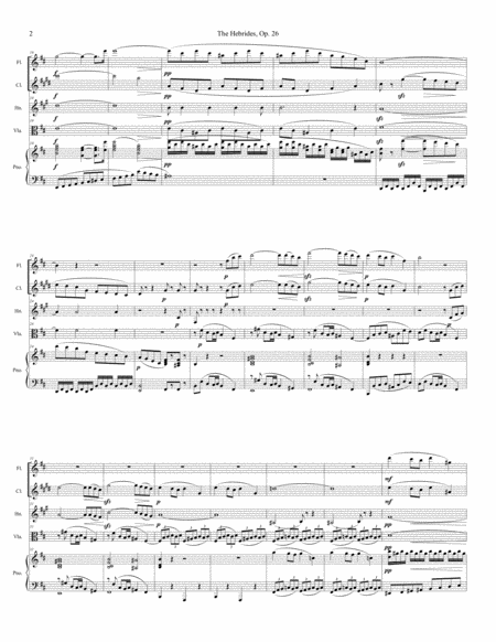 The Hebrides Op 26 For Quintet Page 2